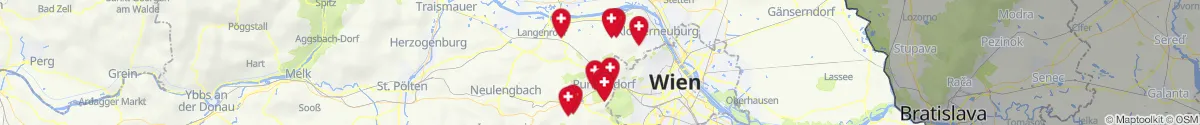 Map view for Pharmacies emergency services nearby Mauerbach (Sankt Pölten (Land), Niederösterreich)